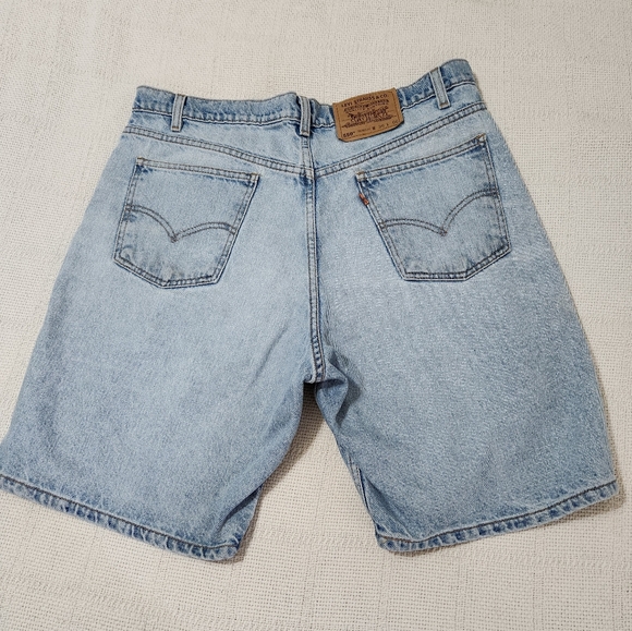 Vintage Levi's 550 Orange Tab Jeans Shorts Men's Size 36 - Picture 2 of 8